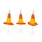 23" Pre-Lit Candy Corn Witch’s Hat Garden Stakes